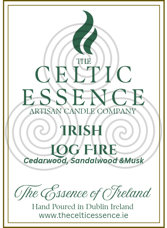 Irish Log Fire Scented Candle