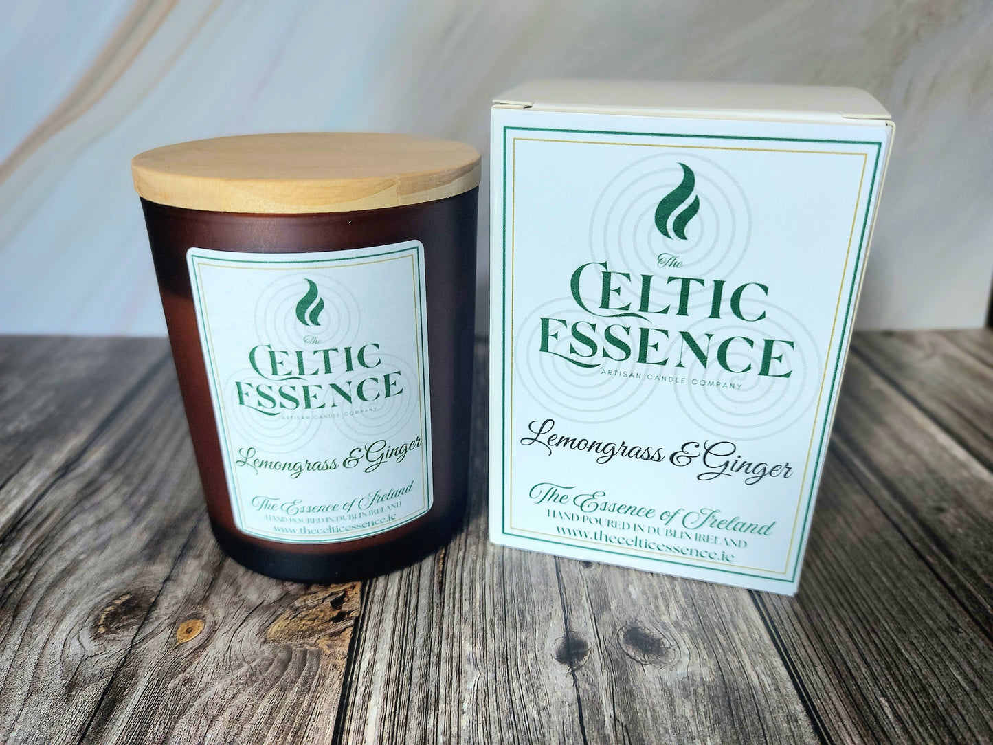 Lemongrass & Ginger Scented Candle