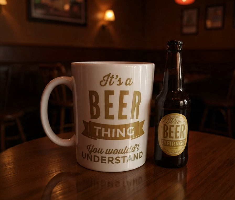 Beer thing funny mug