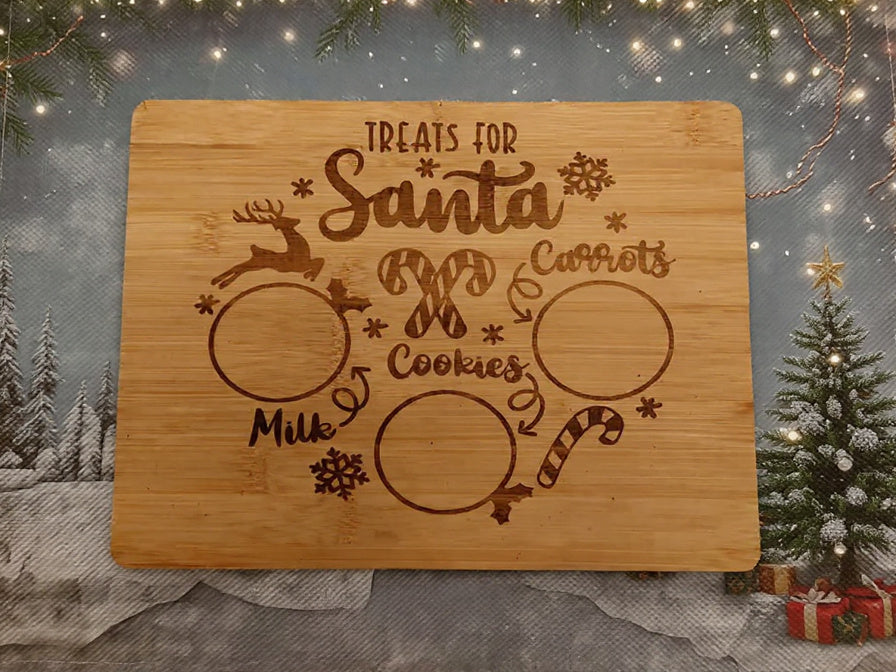 Treats for Santa Cookie Board