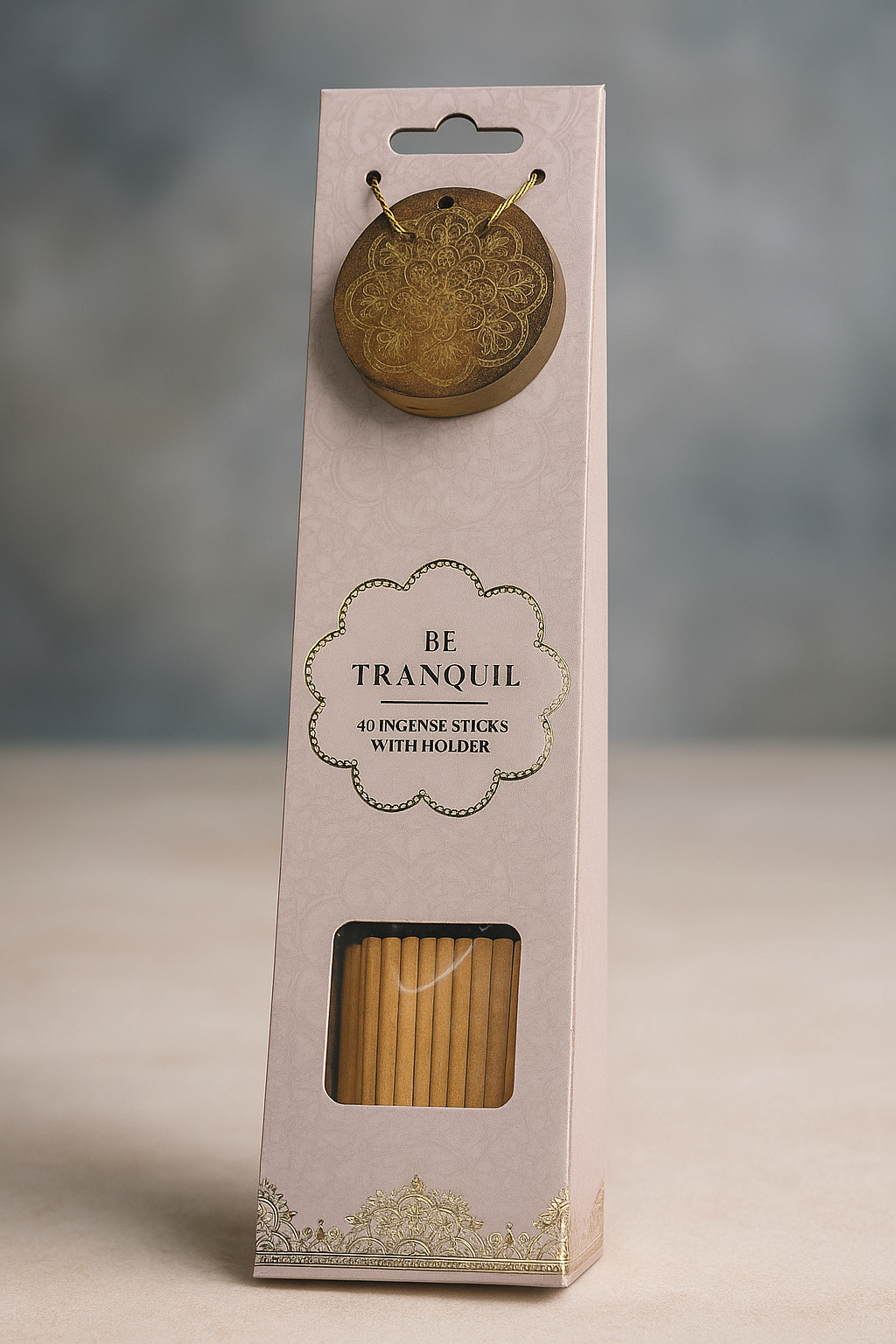 Be Tranquil Incsence Sticks & Holder Set.