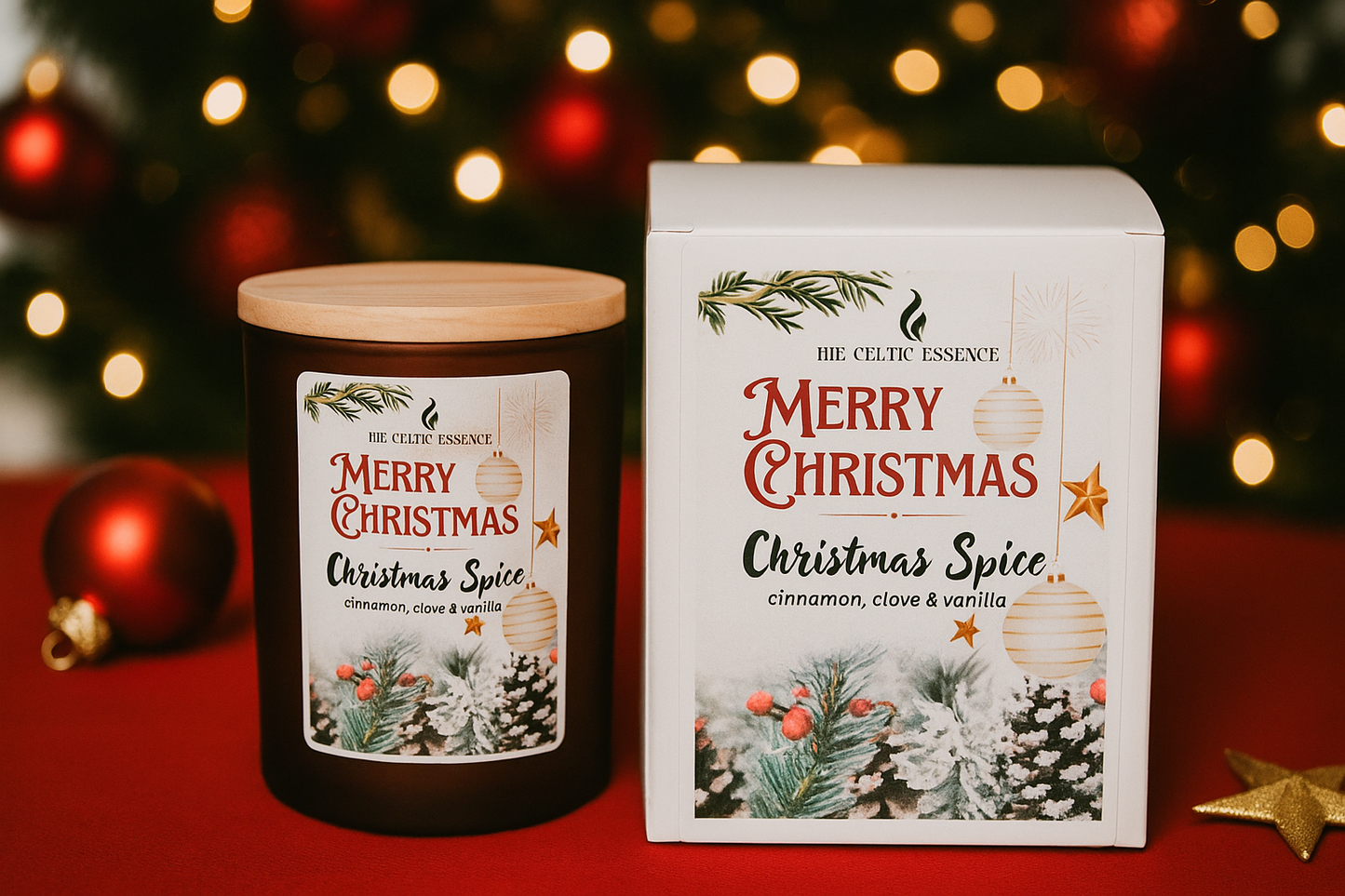 Christmas Spice Scented Candle