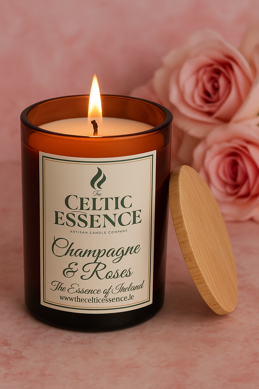 Champagne & Roses Scented Candle