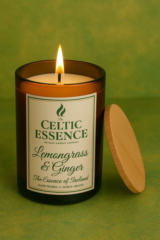 Lemongrass & Ginger Scented Candle
