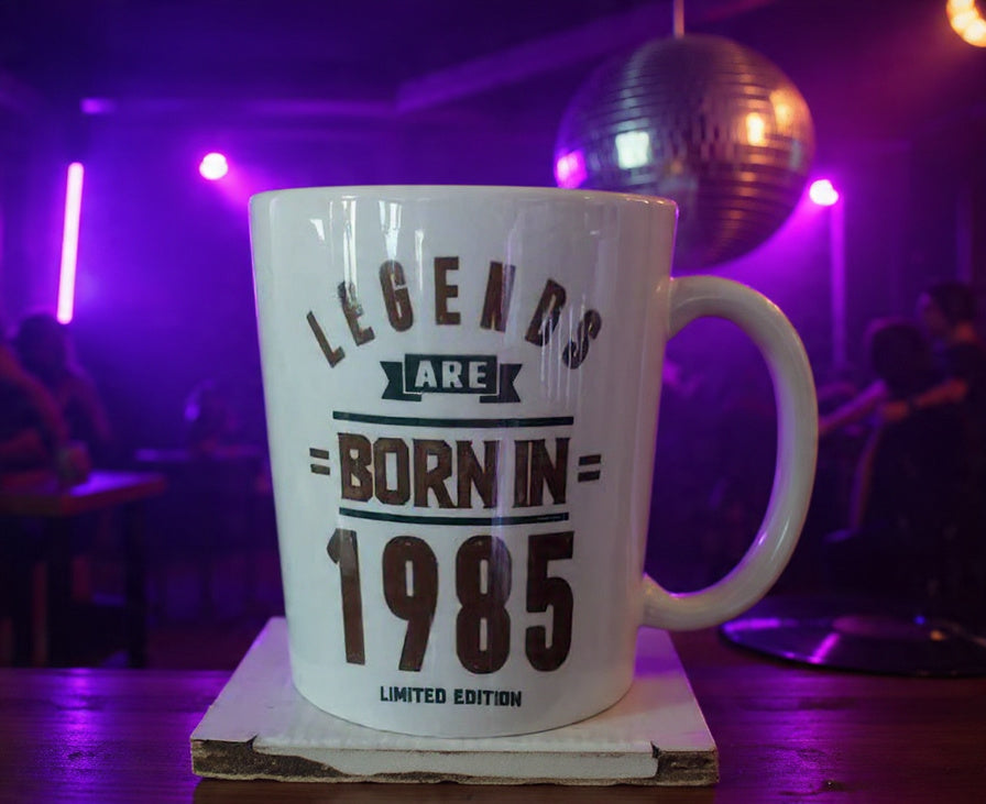 Legends Born in 1985 Mug