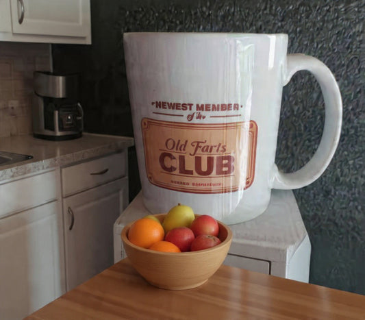 Old farts club funny mug