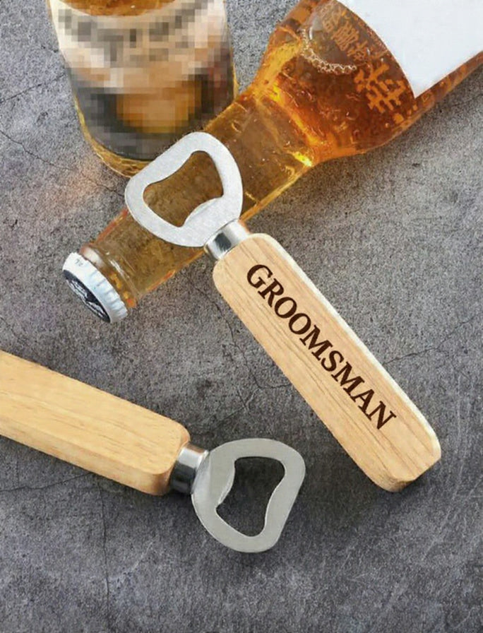Groomsman Bottle Opener with Gift Box